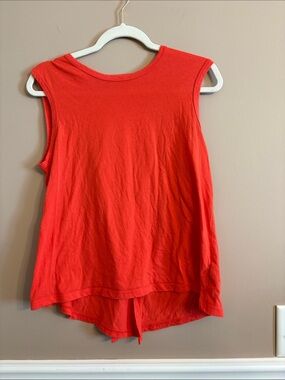 Anthropologie Vibrant Red Sleeveless Tank